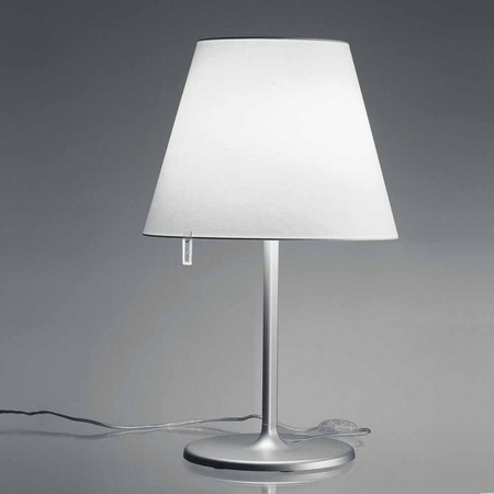 Artemide Melampo Tavolo Tischleuchte aus Aluminium in Grau
