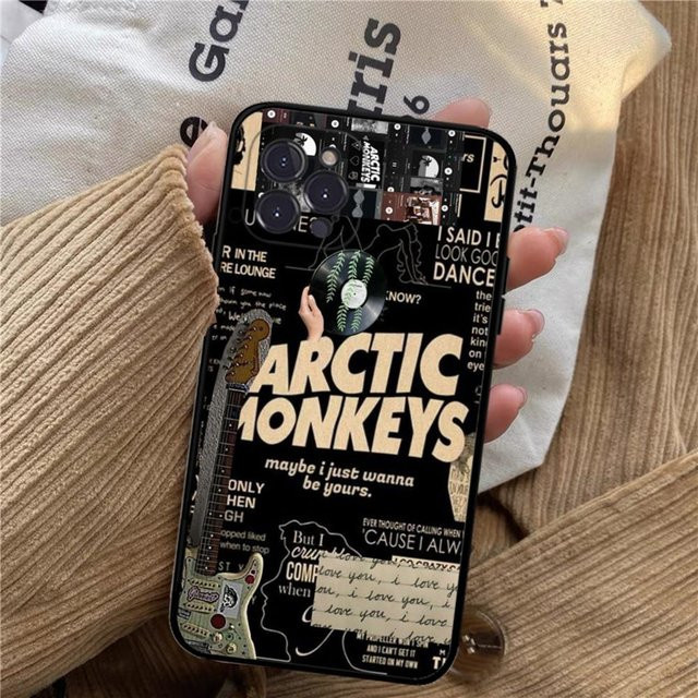 Arctic Music Monkeys Handyhülle für iPhone in Schwarz und Multicolour - Bild 1