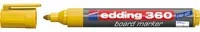 edding Whiteboard- und Flipchartmarker 360 mit Bullet-Spitze in Weiß, Gelb und Grau - Bild 1