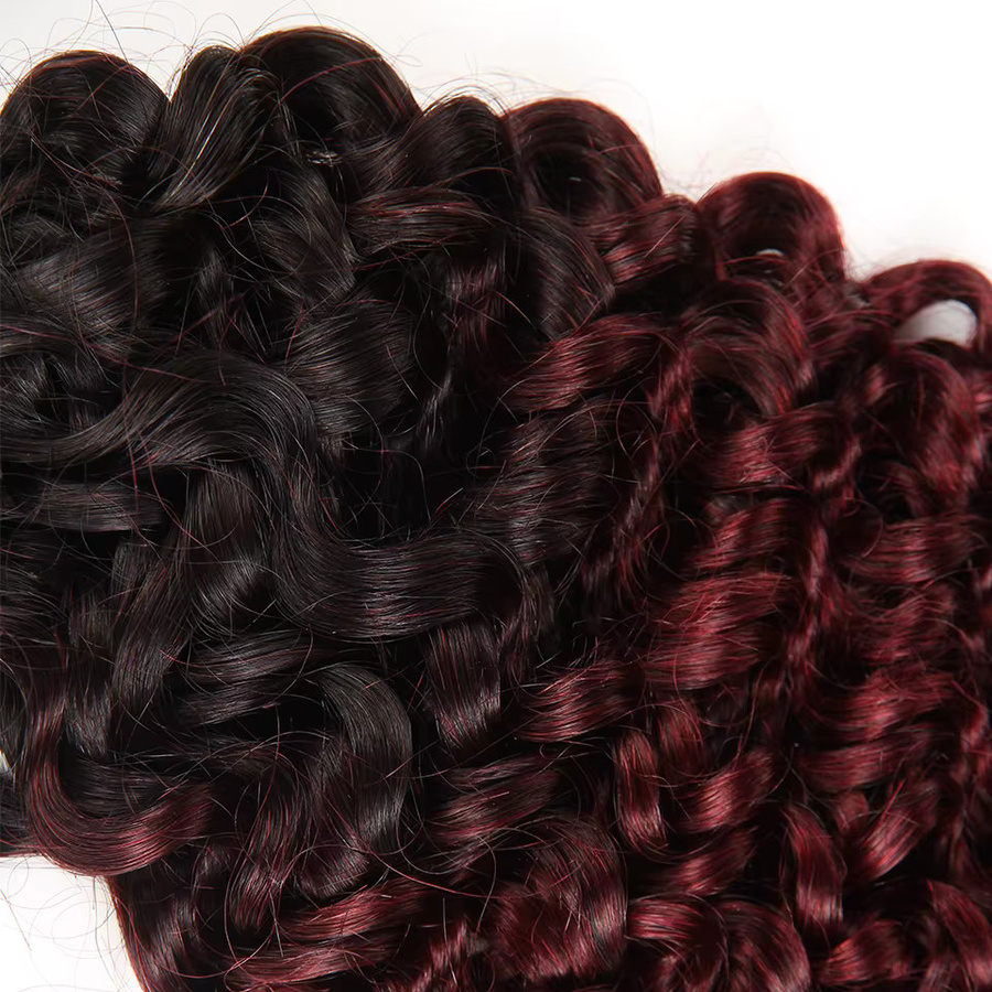 Sleek Remy Lockiges Haar Bundles, Ombre, Unisex - Bild 3