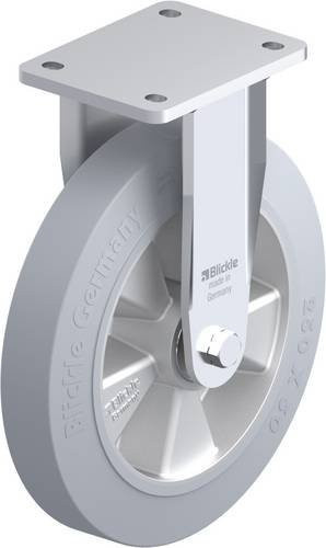 Blickle Bockrolle BO-ALEV 250K-SG in Grau aus Stahl mit einem Rad-Durchmesser von 250 mm und einer Tragfähigkeit von max. 650 kg - Bild 1