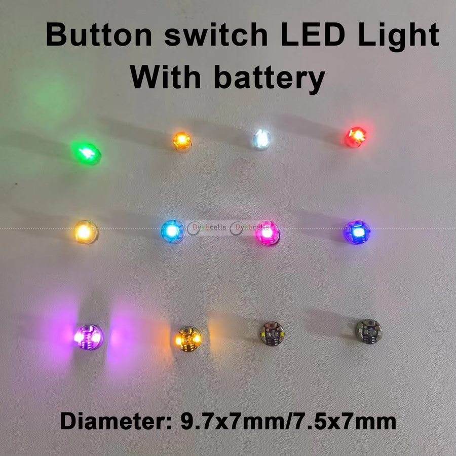 W 3-teiliges batteriebetriebenes kabelloses LED-Modellbeleuchtungs-Set mit Schaltersteuerung in Multicolor für DIY Lego, Bandai Gundam Roboter und Sandtablex-Modelle - Bild 2