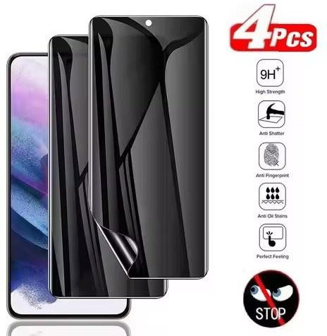 4 Stück Datenschutz-Hydrogelfolie für Vivo X200 Pro, X100, X90, X80, X70, X60 Pro Displayschutzfolie transparent - Bild 1