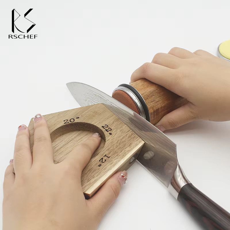 RSCHEF Magnetischer Diamantstein mit Magnetleiste als professionelles Schärfwerkzeug für Rollenmesser - Bild 2