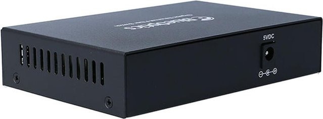 BlueOptics BLMC003 Netzwerk Medienkonverter 1000 Mbit/s Einzelmodus Schwarz - Bild 1