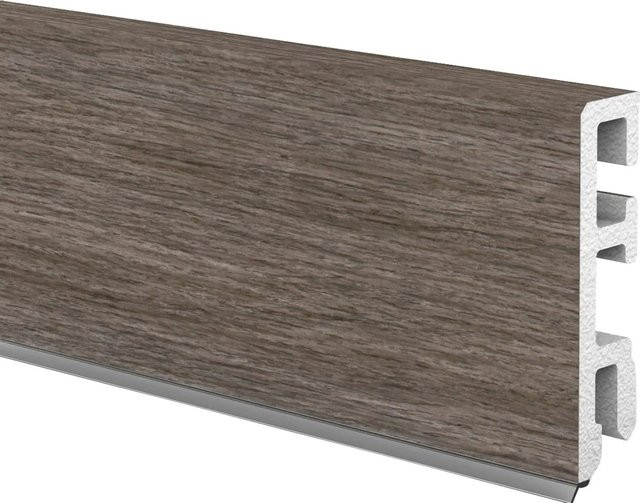 Döllken Profiles Hartschaumleiste Cubica 60 in Florida Pine, Farbe: Braun, B/H: 60 mm x 14 mm, Länge: 2500 mm - Bild 1