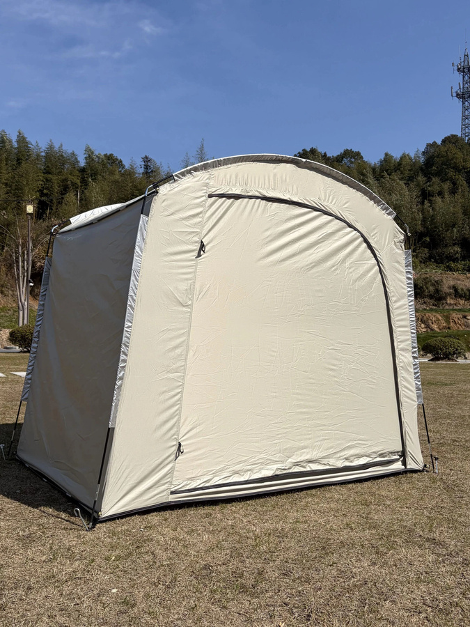 Pumbba Aufbewahrungszelt mit Doppeltüren für Gartengeräte und Outdoor-Ausrüstung, B/T/H: 220 x 150 x 185 cm - Bild 2