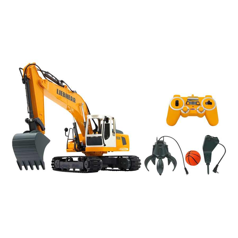 Jamara Liebherr R936 Bagger Destruction-Set 1:20 gelb ab 6 Jahren - Bild 2