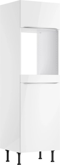 Optifit Küchen-Hochschrank Arvid986 für Backofen und Kühlschrank, Weiß, Breite: 60 cm, Höhe: 211,8 cm, Tiefe: 58,4 cm - Bild 1