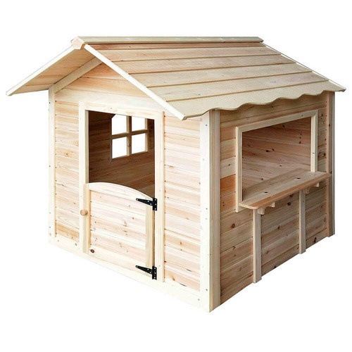 HOME DELUXE Spielhaus in Natur und Beige, B/H/T: 118,2 x 132,5 x 111 cm - Bild 3