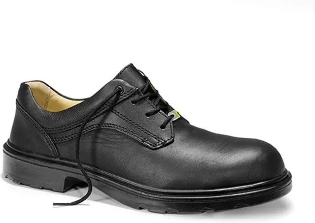 Elten Sicherheitshalbschuh Adviser Low ESD S2 aus Rindleder in Schwarz, Größe 47 - Bild 1