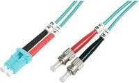 Digitus LWL Patchkabel Duplex LC auf ST Multimode OM3 50/125 µm - Bild 1