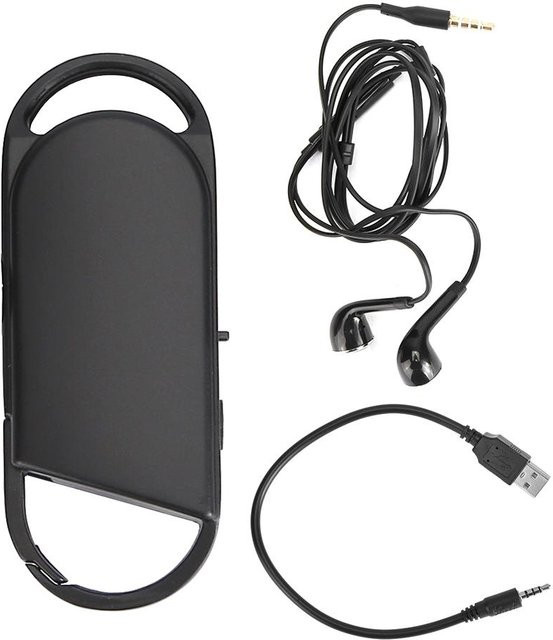 Koogeelife Tragbarer HD Digital Mini Sound Pen Sprachaufzeichner mit 8G Speicher und Rauschunterdrückung in Schwarz - Bild 1