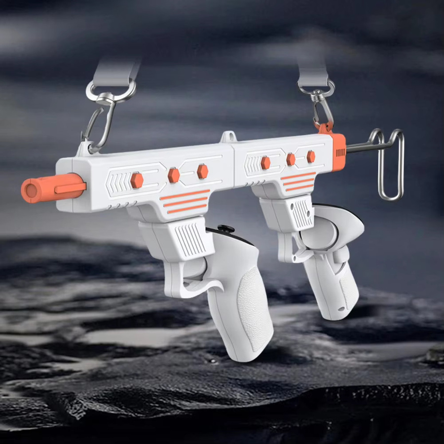 Alloet VR Gunstock Gewehradapter Controller Griffe für Meta Quest 3 und Meta Quest 3S in Weiß - Bild 2