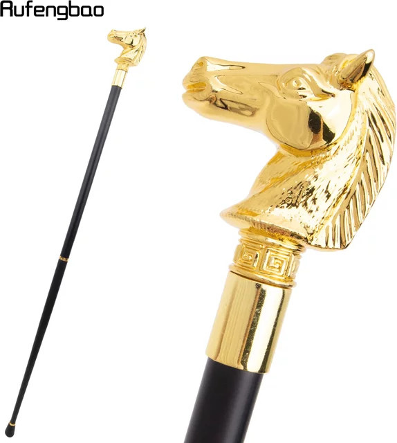 Rufengbao Gehstock Golden Race Horse Borstenkopf, 91,4 cm, Unisex - Bild 1