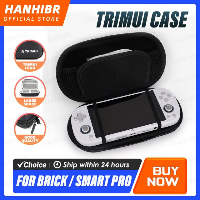 Original Trimui Schutzhülle für Brick Smartpro in Schwarz, staubdicht und stoßfest mit Trimui Logo - Bild 1