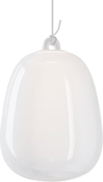 Lodes Oblò Large LED-Pendelleuchte in Seidenweiß mit warmweißem Licht (2700K) - Bild 1