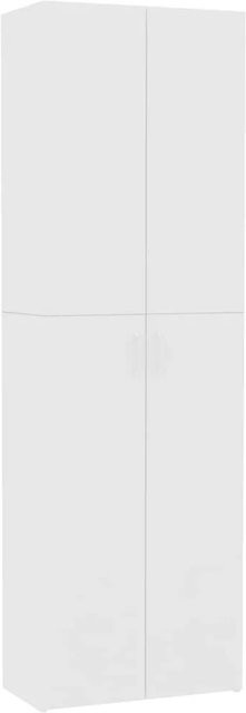 vidaXL TV-Schrank Weiß aus Holzwerkstoff mit minimalistischem Design, B/T/H: 60 x 32 x 190 cm - Bild 1