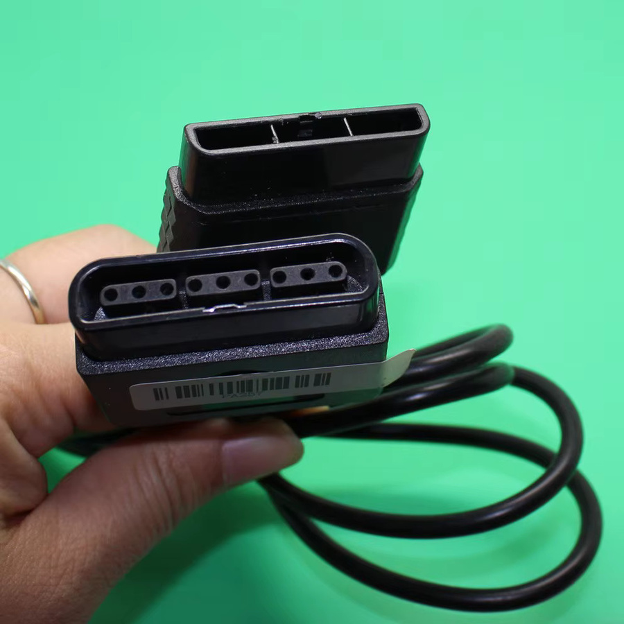 ChengHaoRan Controller Verlängerungskabel in Schwarz für PS1 und PS2 Konsolen, kompatibel mit Dance Pad, Lenkrad und Pistole - Bild 3