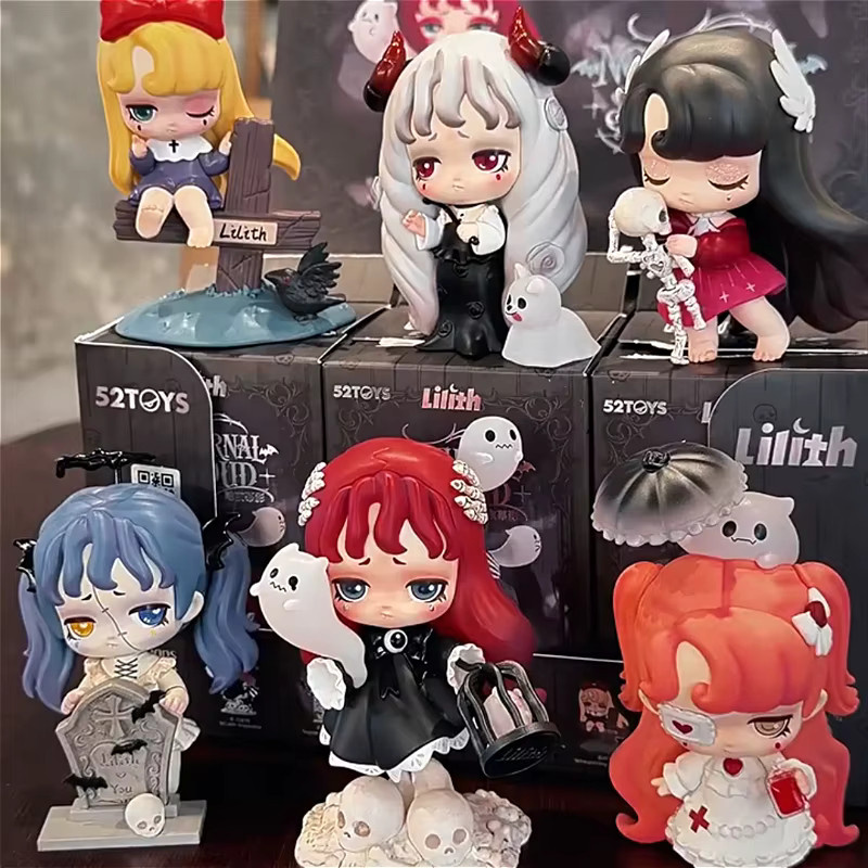 52TOYS Lilith Nocturnal Shroud, Anime Figur, Blindbox, PVC-Statue - Bild 5