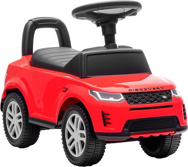 AIYAPLAY Erstes Laufauto Land Rover Discovery, Rot, mit Hupe und Staufach - Bild 1