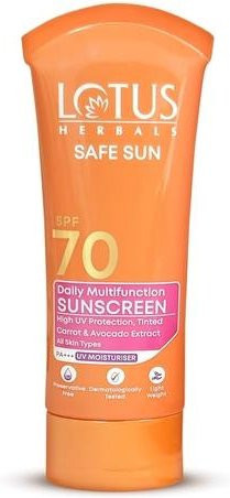 Lotus Herbals Sonnencreme LSF 70, 60 g, Gesicht, Normale Haut - Bild 1