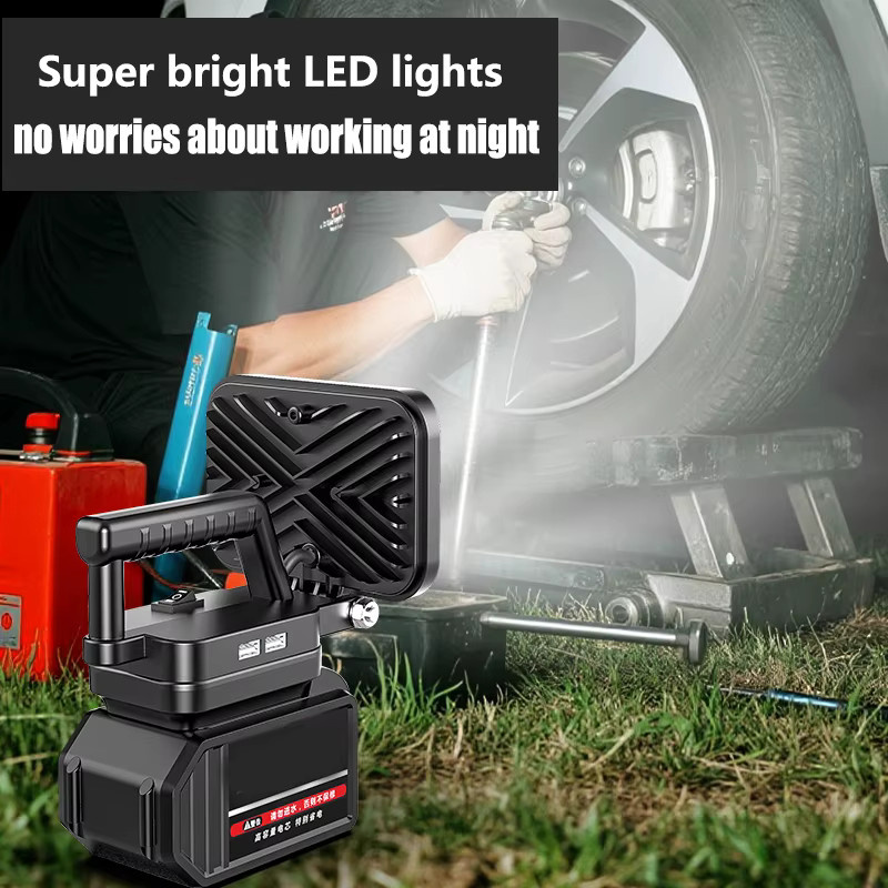 Makita LED Lichtlaterne mit USB und Haken für 18 V Li-Ionen-Akkus, Schwarz - Bild 5