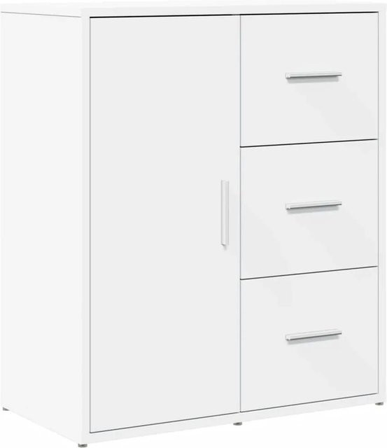 vidaXL Sideboard Weiß aus Holzwerkstoff B/T/H: 60 x 31 x 70 cm - Bild 1