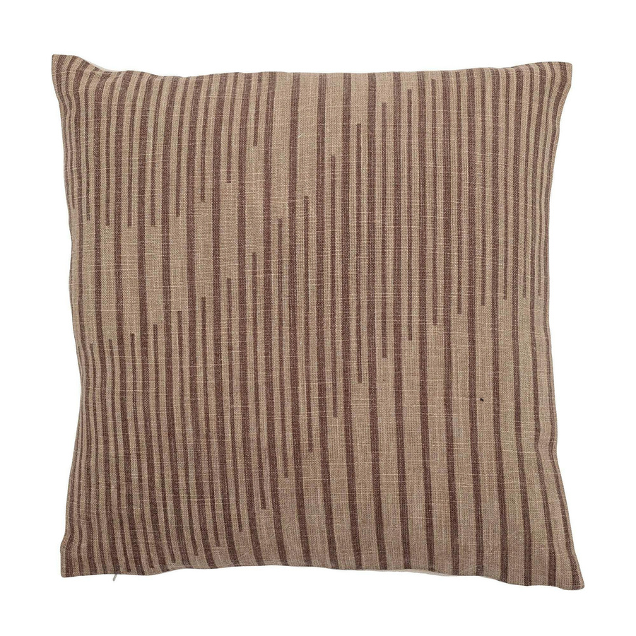 Bloomingville Kissen Witham aus Baumwolle, Braun, B/T/H: 45 x 45 x 45 cm - Bild 1