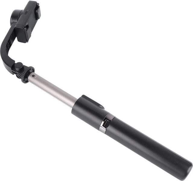 OutsideWorld Telefonstabilisator mit Stativ und Selfie-Stick, 360 Grad Drehung, Anti-Shake, Schwarz - Bild 1