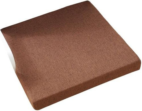 Wasserdichtes Sitzkissen Arabella in Braun mit rutschfester Rückseite und Reißverschluss, B/T/H: 40 x 40 x 5 cm - Bild 1