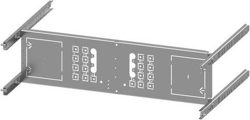 Siemens SIVACON S4 Montageplatte 3VA10, 3-polig, Festeinbau, Stecksockel, grau, Höhe: 150 mm - Bild 1