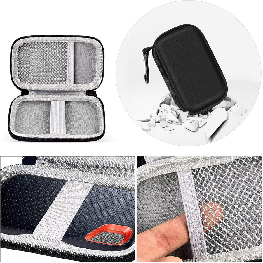 SanDisk Aufbewahrungstasche für Extreme Portable SSD in Schwarz - Bild 4