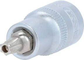 KS Tools 1/2" Bit-Stecknuss TX mit Stirnlochbohrung TB40 in Silber aus Chrom-Vanadium - Bild 2