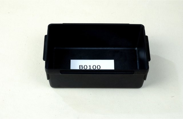 Scaritech Polymerform Kasten aus Silikon, schwarz, rechteckig, antihaftbeschichtet, 5er Pack - Bild 1
