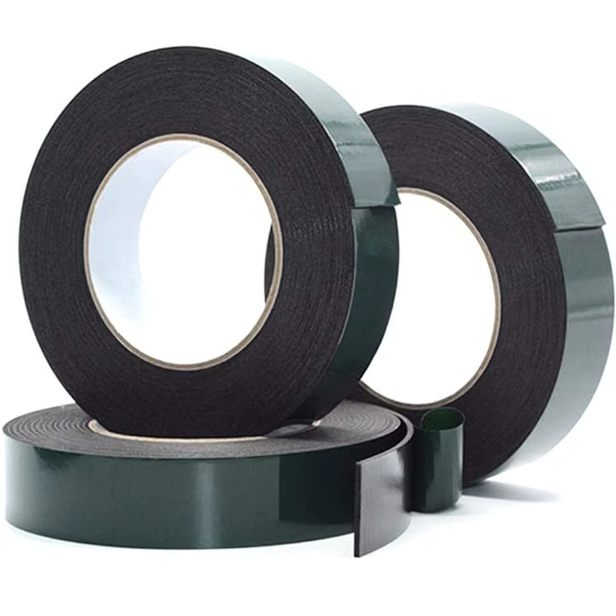 Selbstklebendes doppelseitiges PE-Schaumband in Schwarz, 10 m Länge, wasserdichtes Montageband aus robustem Schaumstoff - Bild 6