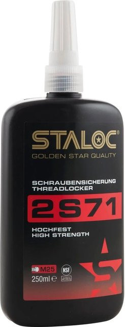 Staloc Schraubensicherung 2S71 Hochfest Rot bis M20 250 ml - Bild 1