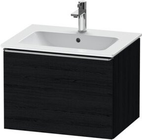 Duravit Waschtischunterschrank D-Neo, wandhängend, Schwarz, B: 61,0 cm, T: 46,2 cm, H: 44,0 cm - Bild 1