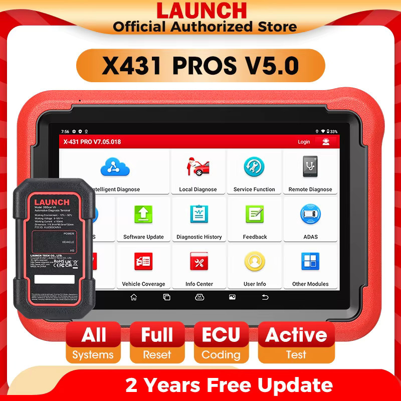 LAUNCH X-431 PROS V 5.0 OBD2 Scanner Diagnosegerät für Automotive und PKW - Bild 2