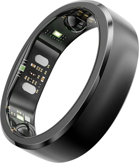 RingConn Smart Ring, Titan, Schwarz, Unisex, Größe 11 - Bild 2