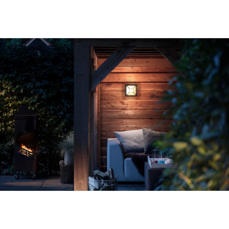 Philips myGarden Drosera LED-Wandleuchte aus Aluminium in Schwarz für den Außenbereich - Bild 2