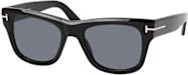 Tom Ford FT 1304 Sonnenbrille, Quadratisch, Herren, Vollrand, Schwarz, Grau, Kunststoff, polarisiert - Bild 1