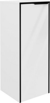 FACKELMANN Midischrank Flair in Weiss mit 1 Tür und Soft-Close-Funktion, Wandmontage, B/T/H: 32,8 x 32,0 x 82,3 cm - Bild 1
