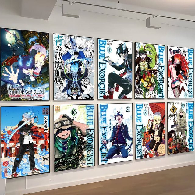 Wasserdichter Blue Exorcist Poster Aufkleber von Moetch in Multicolour für Wohnzimmer und Schlafzimmer - Bild 1