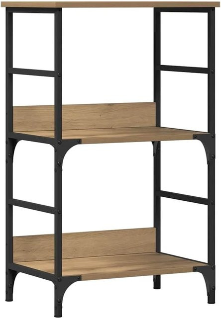 vidaXL Bücherschrank Artisan-Eiche in Braun, B/T/H: 50 x 33 x 82 cm - Bild 1