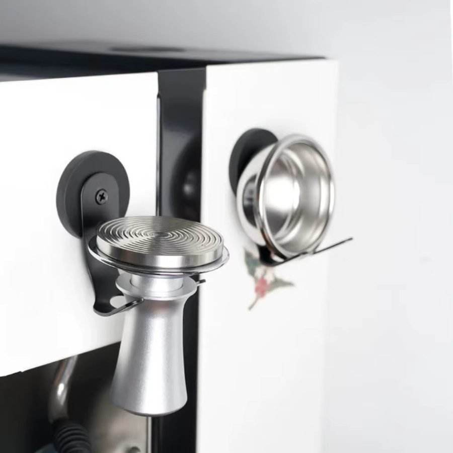FEB.WIND Magnetische Wandhalterung aus Edelstahl für Kaffee-Tamper und Griffe in Silber oder Schwarz - Bild 3