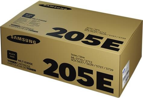 HP MLT-D205E Original Tonerpatrone Schwarz für Samsung ML-3310, 3312, 3710, 3712, SCX-4833, 4835, 5637, 5639, 5737, 5739 - Bild 1