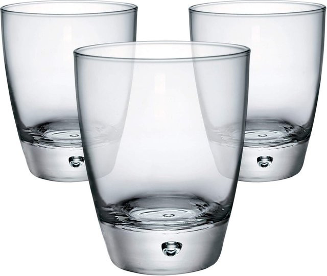 Bormioli Rocco Luna Wassergläser, transparent, 3 Stück, 340 ml pro Glas - Bild 1