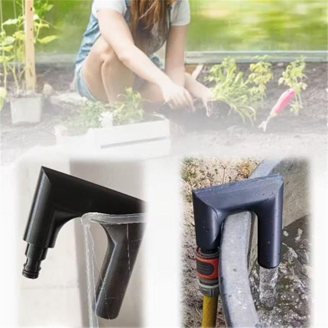 EH-LIFE Gartenschlauchhaken in Blau oder Schwarz für die Gartenbewässerung - Bild 1