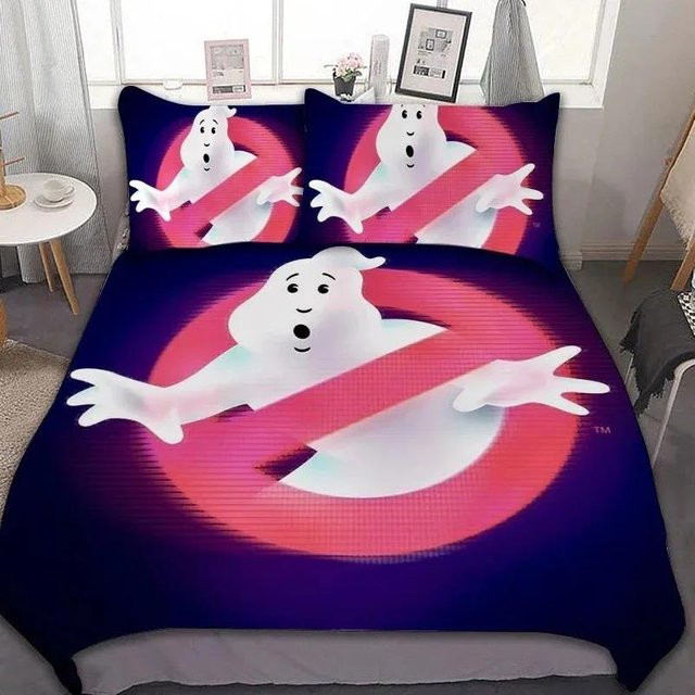Bettwäsche-Set Ghostbusters von Lodestar mit Motivdruck, weiches Microfaser-Material, mehrfarbig, B/H: 240 x 220 cm - Bild 1